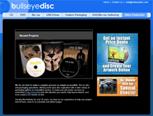 Tablet Screenshot of bullseyedisc.com